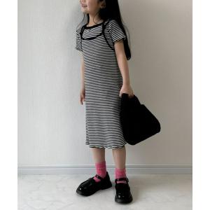 ワンピース キッズ 「KIDS」ボーダーキャミワンピース｜ZOZOTOWN Yahoo!店