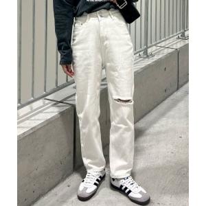 I-SOOK（アイスー） 「ISOOK」 デニムパンツ S ホワイト レディース