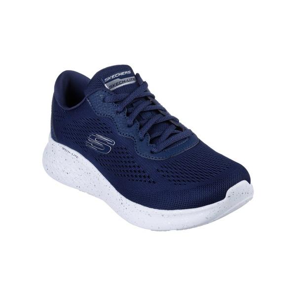 「SKECHERS」 ローカットスニーカー 23cm ネイビー レディース