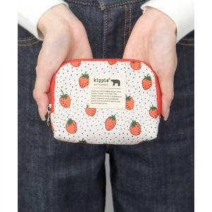 ポーチ ティッシュポケット付 ポーチ（イチゴ・ミモザ） レディース メンズ