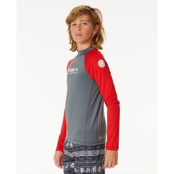 ラッシュガード 「RIPCURL（リップカール）」K SHOCK UPF L/S-BOY/水陸両用U...