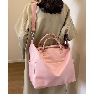 ボストンバッグ 「2size展開」「2WAY・撥水」 ポイントレザーワントーンボストンバッグ/ショルダーバッグ レディース メンズ