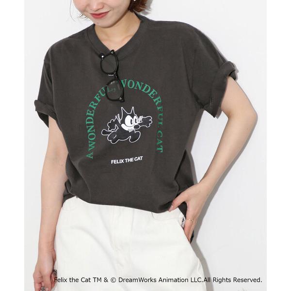 レディース tシャツ Tシャツ BALMYDAYS / バルミーデイズ SLOBE別注 FELIX ...