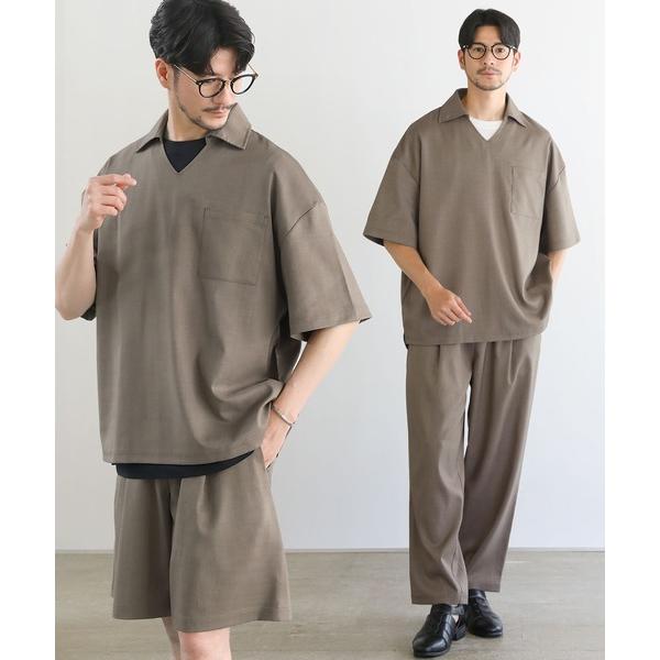 tシャツ Buyer's Select/「３点セットアップ」接触冷感リネンライクスキッパーシャツ＆ロ...