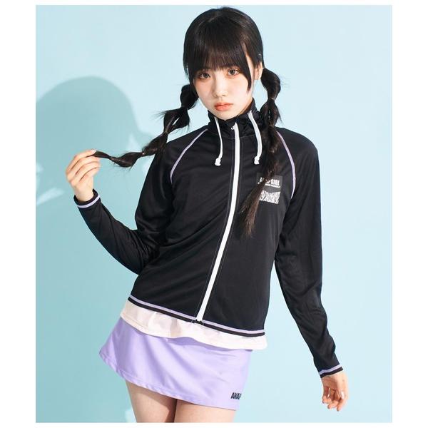 ラッシュガード 「UPF50+」スタンドカラーラッシュガード キッズ 子供 女の子
