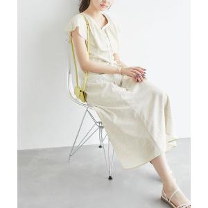 NATURAL BEAUTY BASIC シャドーストライプフレアワンピース