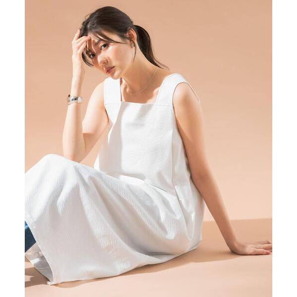 ワンピース le　SEERSUCKER COCCON DRESS