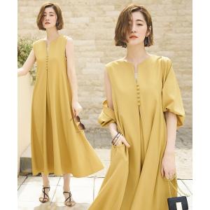 RUIRUE BOUTIQUE（ルイルエブティック） コンビワンピース LL ブラック