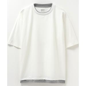 tシャツ 冷感フェイクレイヤードTee メンズ