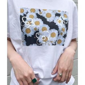 tシャツ Tシャツ レディース 「Casselini」EC限定 Foil daisy print s/s Tee designed by Cassel｜ZOZOTOWN Yahoo!店