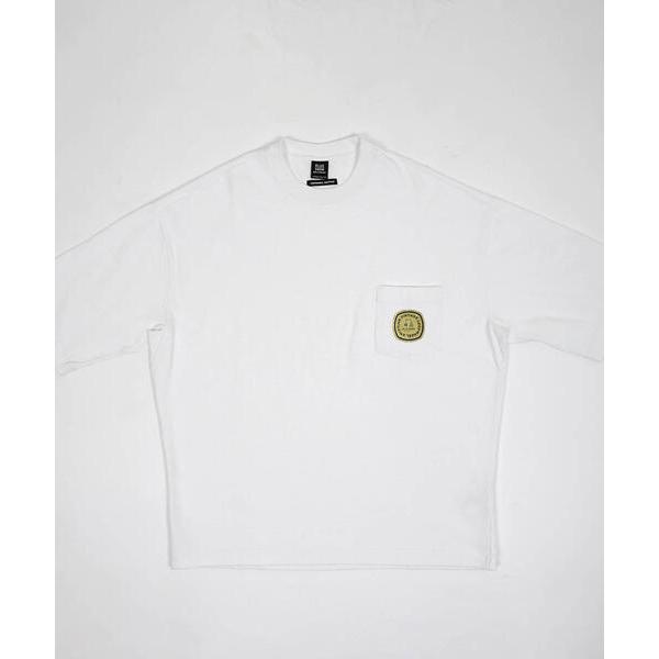 「BLUE WORK」 7分袖Tシャツ M ホワイト メンズ