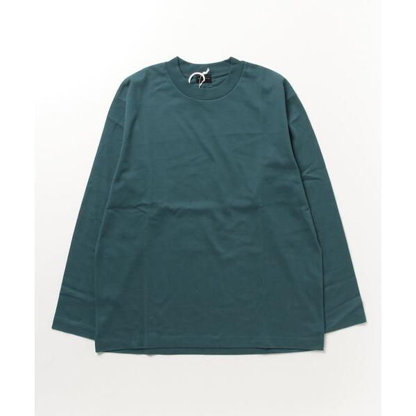 「green label relaxing」 長袖Tシャツ S ダークグリーン メンズ