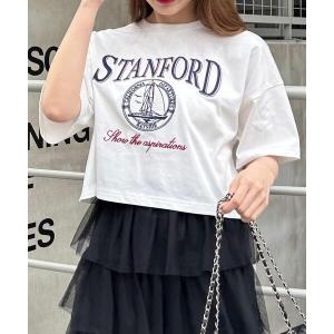 tシャツ Tシャツ レディース カレッジロゴショートTシャツ｜ZOZOTOWN Yahoo!店