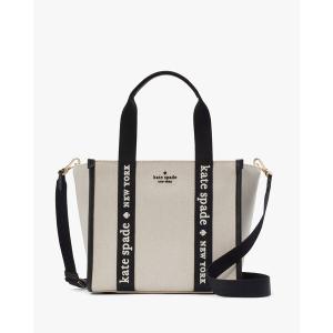 良品 ケイトスペード トートバッグ 肩掛け キャンバス レザー ネイビー系 A4 kate spade NEW YORK ケイトスペード バッグ katespade