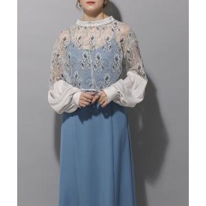 ドレス 「結婚式/オケージョン」レースブラウス*...の商品画像
