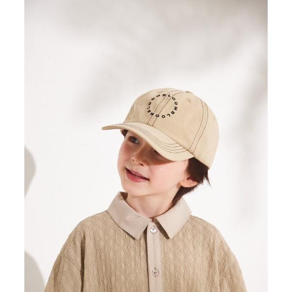 キャップ 帽子 選べるデザイン 配色ステッチ 刺繍キャップ キッズ 子供 男の子 女の子