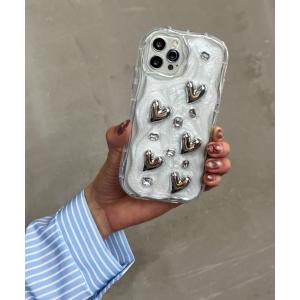 Darich スマホケース ストーンロゴキルティングiPhoneケース