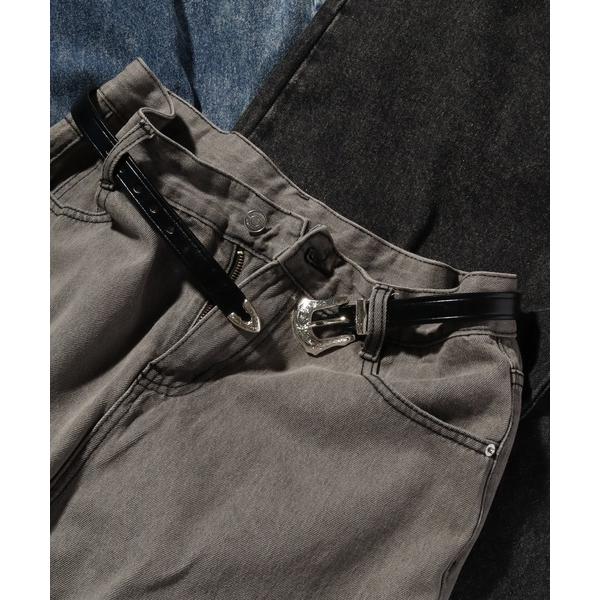 ベルト 「TORY LEATHER/トリーレザー」3-Piece Silver Buckle Bel...