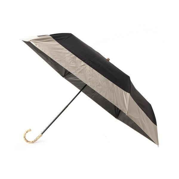 日傘 折りたたみ傘 「晴雨兼用/UV」PUバイカラーラージ トートバッグ 折傘 レディース