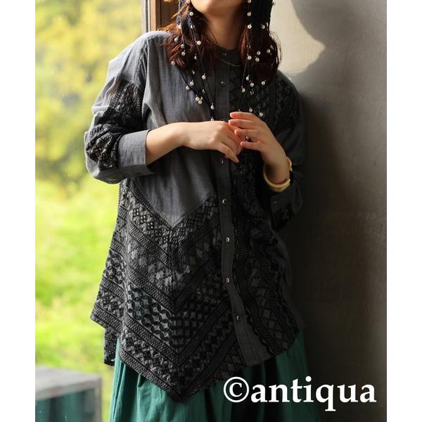 ブラウス シャツ インド綿シャツ レディース