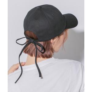 キャップ 帽子 バックリボン キャップ レディース uv レディース メンズ
