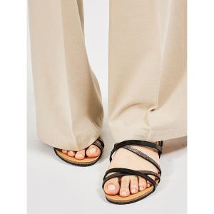 サンダル 「PLAKTON/プラクトン」クロスストラップサンダル レディース