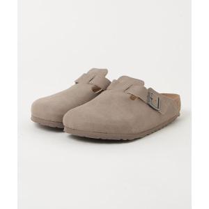 メンズ サンダル ビルケンシュトック BIRKENSTOCK Boston SYN Desert Dust Gray Taupe VEG｜zozo