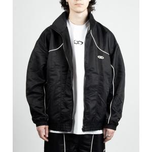 ジャケット ブルゾン メンズ 韓国ブランド GotterGallery ゴッターギャラリー LOGO LINE SHELL NYLON JACKET｜zozo