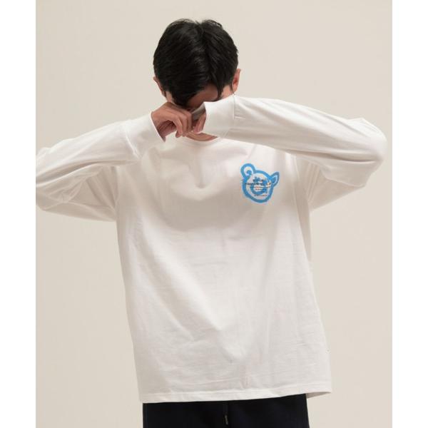 「ISTKUNST」 長袖Tシャツ SMALL ホワイト メンズ