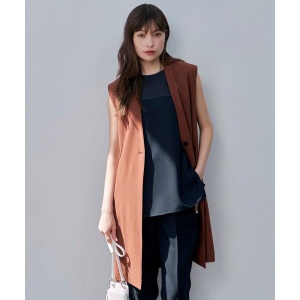 ベスト ジレ T/Rドライリネン ジレ レディース