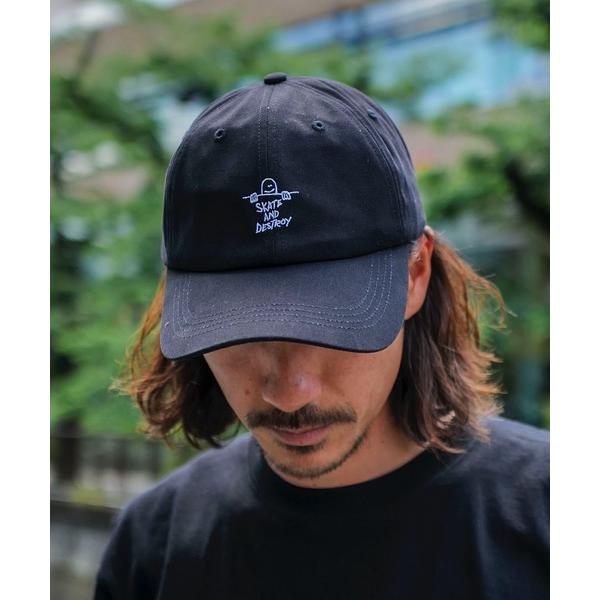 帽子 キャップ メンズ GONZ SAD 6P DAD CAP/スラッシャーワンポイントブランドロゴ...