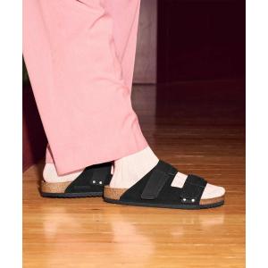 サンダル メンズ BIRKENSTOCK/ビルケンシュトック Uji LENB/LEVE ウジ ヌバック スエード サンダル コンフォート レギュラー｜zozo