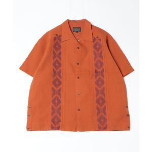 シャツ ブラウス メンズ 「 PENDLETON / ペンドルトン 」 リネン オープンカラー 半袖 シャツ MNY 4275-6003｜ZOZOTOWN Yahoo!店