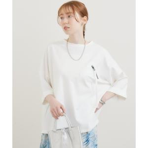 tシャツ Tシャツ レディース 33℃ 胸ポケZIPTee