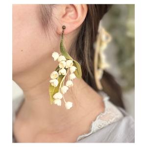 m.soeur（エムスール） ピアス スズランの片耳揺れピアス＊ レディース