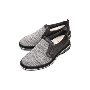 スリッポン ランバンオンブルー LANVIN en Bleu ニットスニーカーコンビネーションスリッポンシューズ メンズ