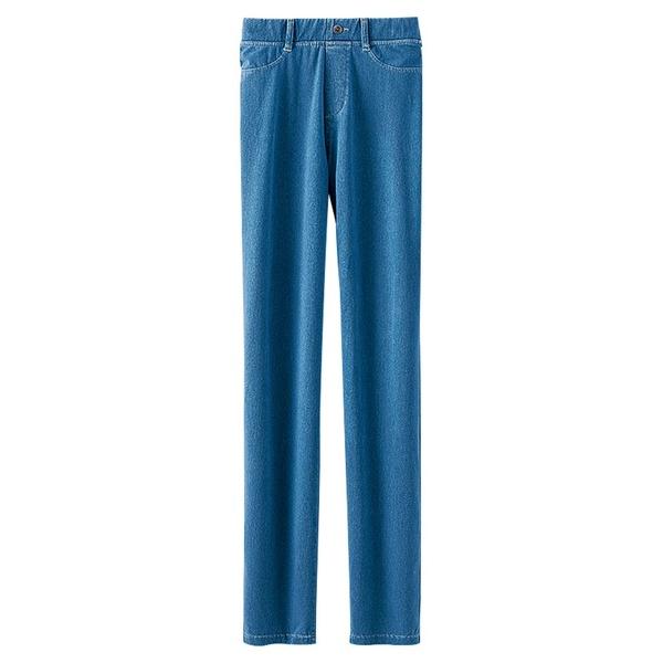 ジーンズ デニム デニムパンツ ラクラク！ひんやりニットデニムパンツ６８ レディース