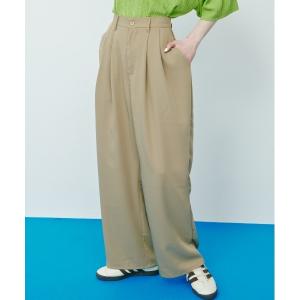スラックス 「ユニセックスアイテム」2TUCK WIDE BAGGY SLACKS / ツータックワイドバギースラックス メンズ レディース