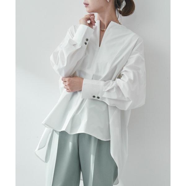 「COLLAGE GALLARDAGALANTE」 長袖ブラウス FREE ホワイト レディース
