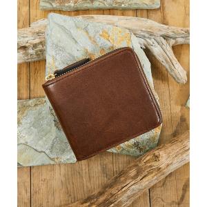 財布 メンズ SLOW スロウ / herbie. -round short wallet フルベジタブルタンニンレザーコンパクトウォレット 革財布｜zozo