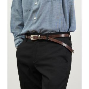 ベルト メンズ SLOW スロウ/herbie -buckle belt フルベジタブルタンニンレザーウエスタンベルト/HS89Kの商品画像