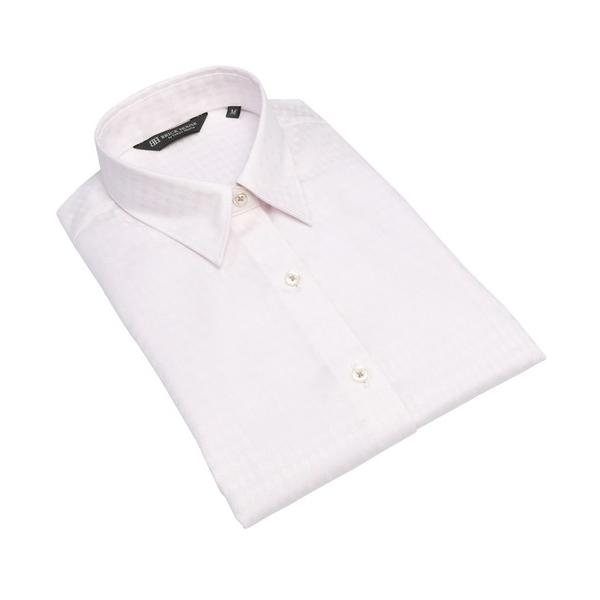 フォーマル ブラウス シャツ 超形態安定ノーアイロン レギュラー 7分袖ビジネスワイシャツ レディー...