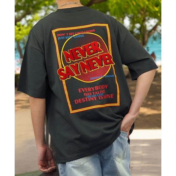 tシャツ 「GROOVY STORE」サガラ刺繍オーバーサイズTシャツ UVカット＆COOL＆DRY...