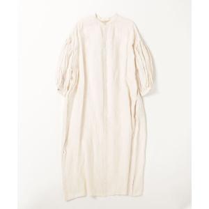 レディース ワンピース puff-sleeve shirt dress｜zozo