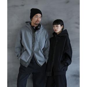 パーカー レディース fundamine UNISEX スイッチングジップフーディー｜zozo