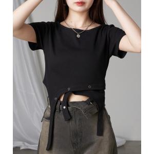 tシャツ Tシャツ レディース アシメガーターTシャツ｜ZOZOTOWN Yahoo!店