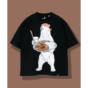 tシャツ Tシャツ メンズ USA/C カレーライスクマ BIG TEE｜zozo