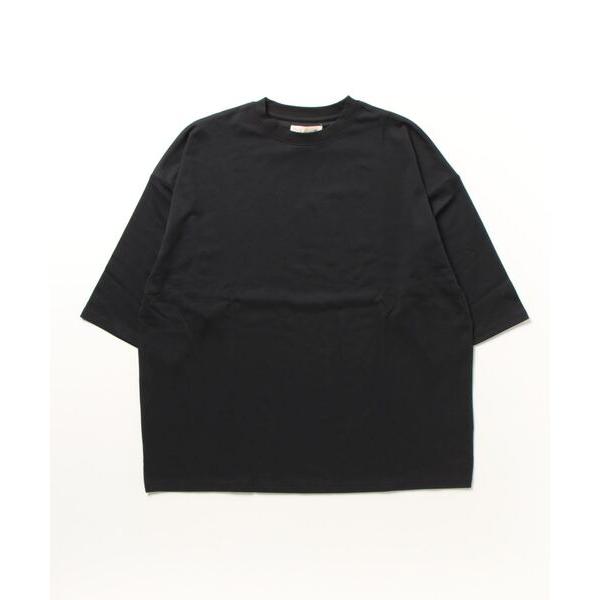 「The DUFFER of ST.GEORGE」 7分袖Tシャツ LARGE ブラック メンズ