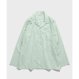 メンズ シャツ ブラウス ORGANIC PERU PIMA COTTON LOAN OPEN COLLAR SHIRT｜zozo