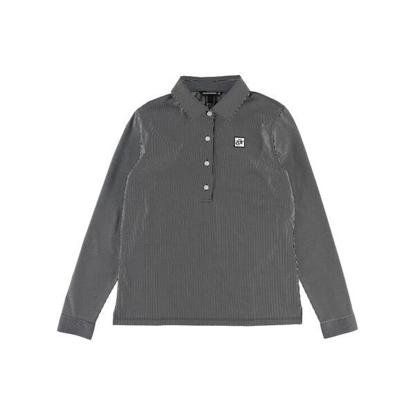 ブラウス シャツ WOMENS スーパーハイゲージJQストライプ 長袖シャツ レディース